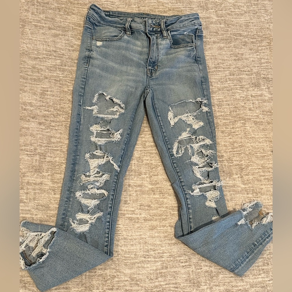 AE ripped jeans